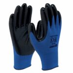DEMİR eldiven zebra nitril mavi no"10