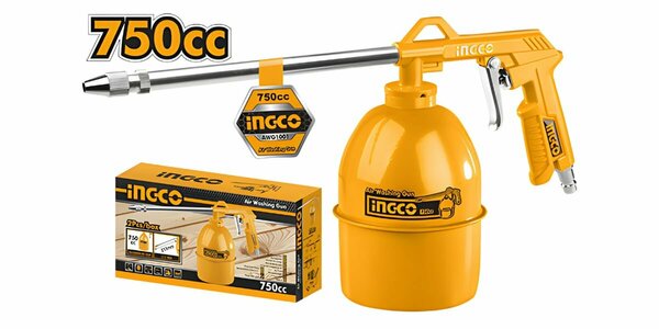 İNGCO AWG1001 MAZOT YIKAMA TABANCASI 0,75LT İNGCO AWG1001 MAZOT YIKAMA TABANCASI 0,75LT - Görsel 1