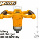 İNGCO MXLI2001 Li-ion Akülü Boya Karıştırıcı 20V 2.0A