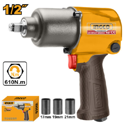 Ingco ING-AIW12562 Havalı Somun Sıkma 1/2 7000 Devir