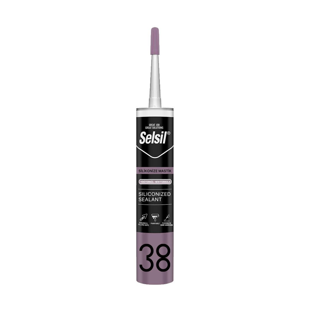 SELSİL SİLİKONİZE MASTİK BEYAZ 450GR SELSİL SİLİKONİZE MASTİK BEYAZ 450GR - Görsel 1