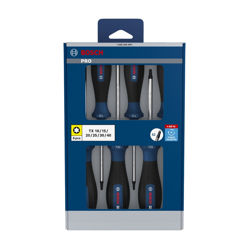 Bosch Torx Tornavida Seti TX 6'li Bosch Torx Tornavida Seti TX 6'li