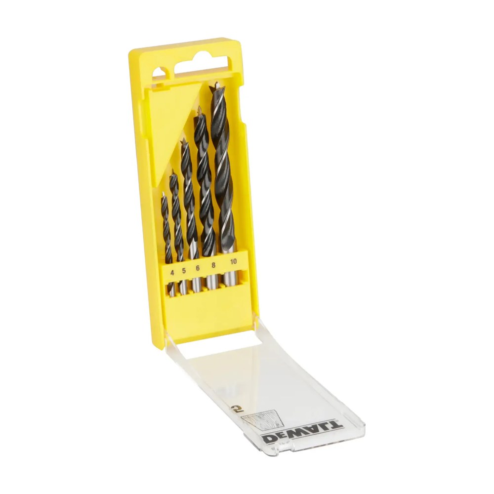 DeWalt 5 Parça Merkezlemeli Ahşap Delme Seti DeWalt 5 Parça Merkezlemeli Ahşap Delme Seti
