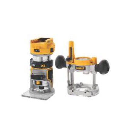 DeWalt DCW604N 18V XR Kömürsüz Çift Tabanlı Freze