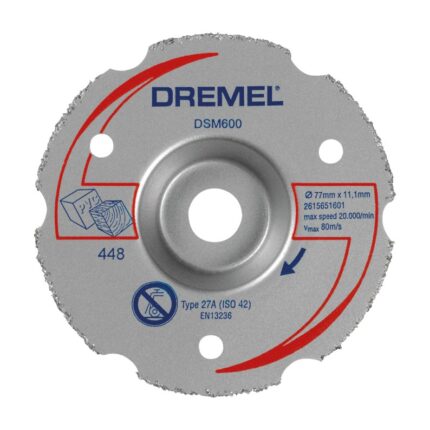 Dremel DSM20 Çok Amaçlı Karpit Bitişik Kesme Diski (DSM600)