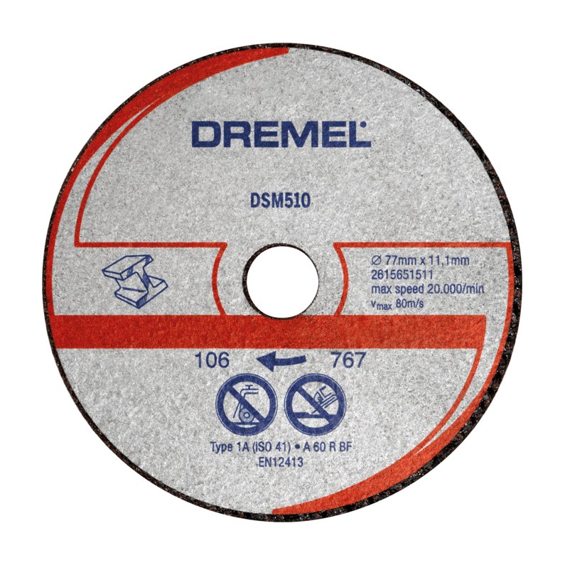 Dremel DSM20 Metal ve Plastik Kesme Diski (DSM510) 3'lü Dremel DSM20 Metal ve Plastik Kesme Diski (DSM510) 3'lü