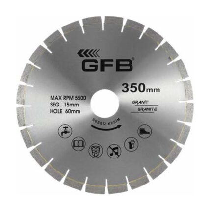 GFB Granit Kesme Testere Lazer Kaynaklı (Sessiz Kesim)