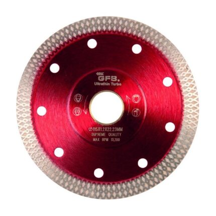 GFB Hassas Kesim İnce Turbo Elmas Seramik - Fayans Kesici - 115 mm Çapraz Diş