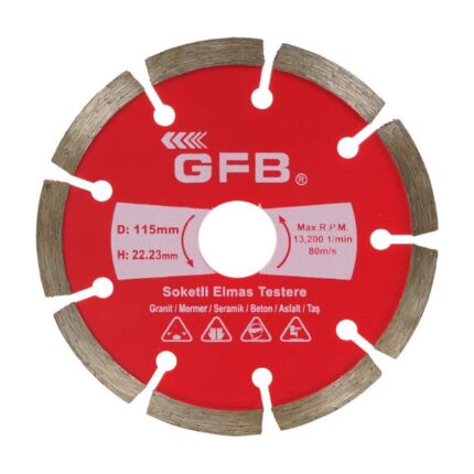 GFB Soketli Elmas Beton - Mermer Kesici