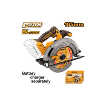 INGCO CSLI1851 Kömürsüz Akülü Sunta Kesme 185mm 20V Li-ion 2.0Ah/4.0Ah