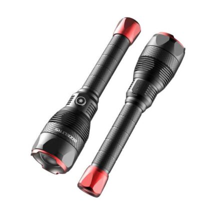 İzeltaş 12000 LM Pro Zoom Özellikli Cob Led El Feneri (Büyük Boy)