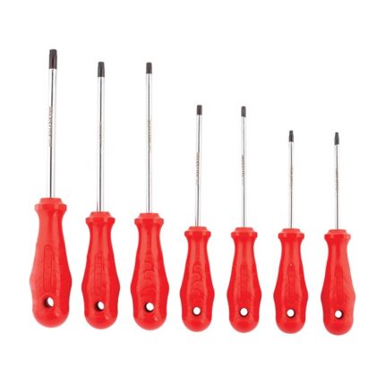İzeltaş Delikli Torx Uçlu Tornavida Takımı (7 Parça)