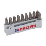 İzeltaş Pozidriv Bits Uç Takımı (10 Parça, 25 mm)
