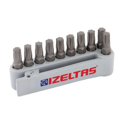 İzeltaş Torx Bits Uç Takımı (10 Parça, 25 mm)