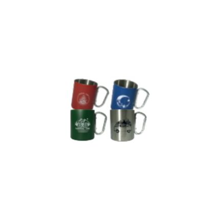 Orcamp OUT-1850 Karabinali Paslanmaz Çelik Kupa 180 ml