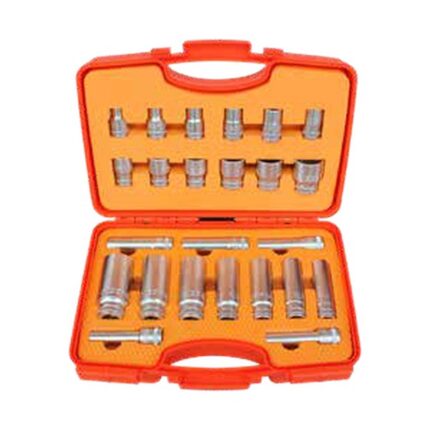 Rico 24 Parça 1/2” 6 Köşe Uzun-kısa Lokma Seti