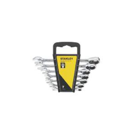 Stanley 7 Parça Cırcırlı Kombine Anahtar Takımı 8-19mm