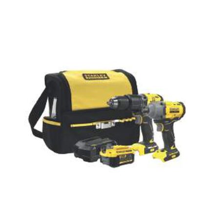 Stanley SFMCK217M1S 18V FatMax Matkap & Somun Sıkma İkiz Kit